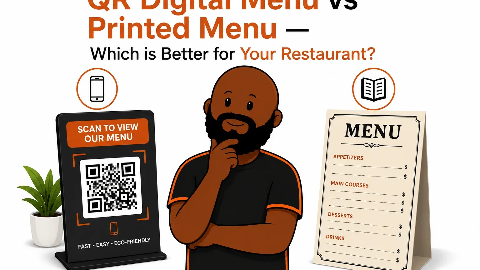 QR digital menu vs printed menu: which is better?